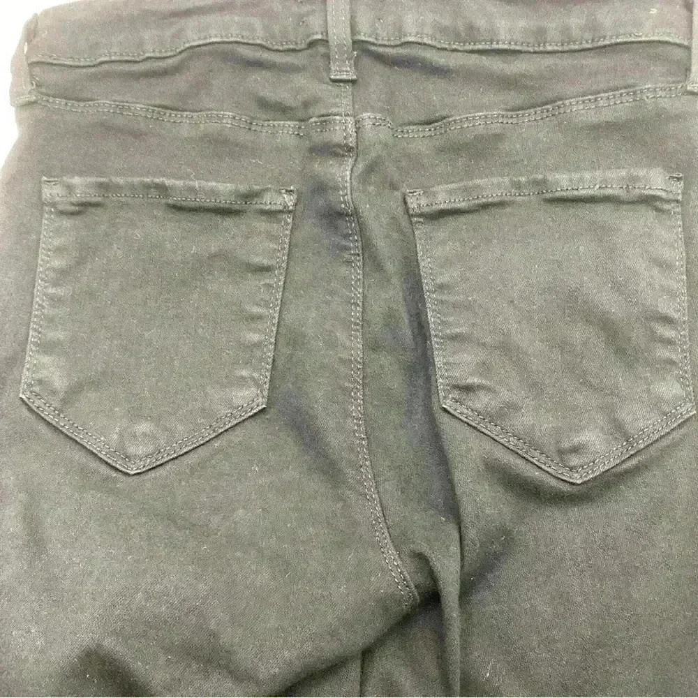 L'AGENCE Black Casual Tuxedo Margot High Rise Skinny Ankle Jeans Women's Size 26 - Picture 5 of 6